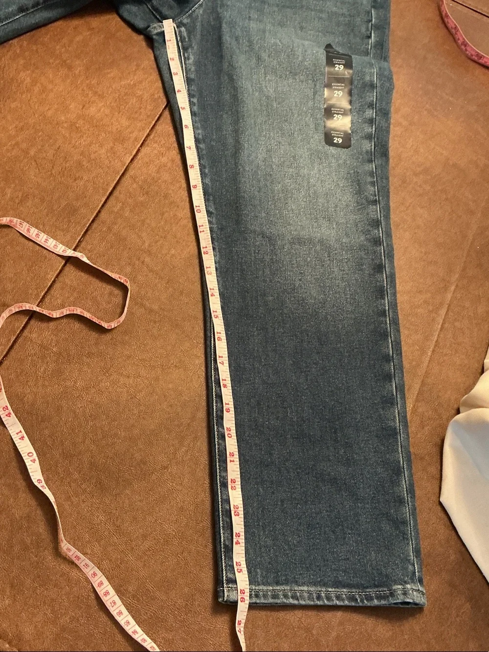 NWT J. Crew Cropped Essential Straight-Leg Jeans in Blue Wash women’s Sz 29